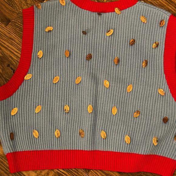 Queen of sparkle sweater XS NWT ole miss - Picture 3 of 3